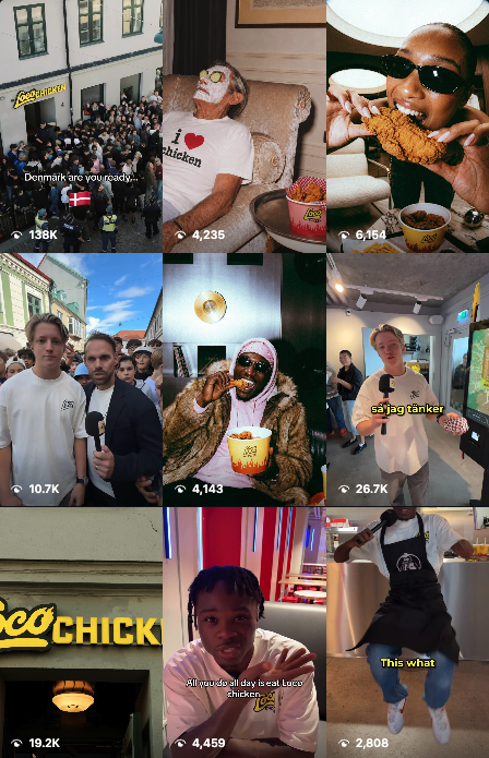 Loco Chicken social media